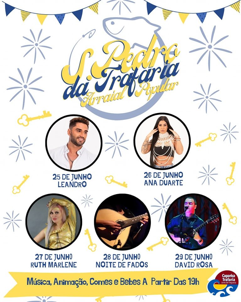 Cartaz Festa de São Pedro 2024 - Trafaria