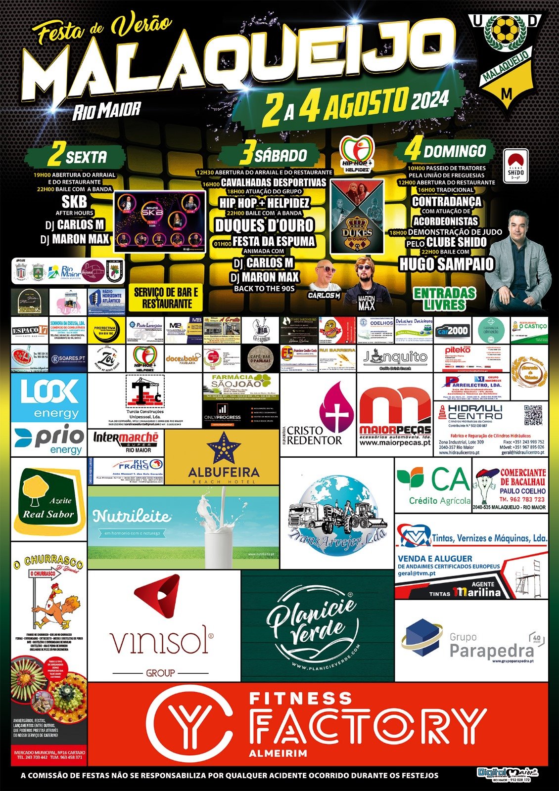 Cartaz Festa de Verão 2024 - Malaqueijo