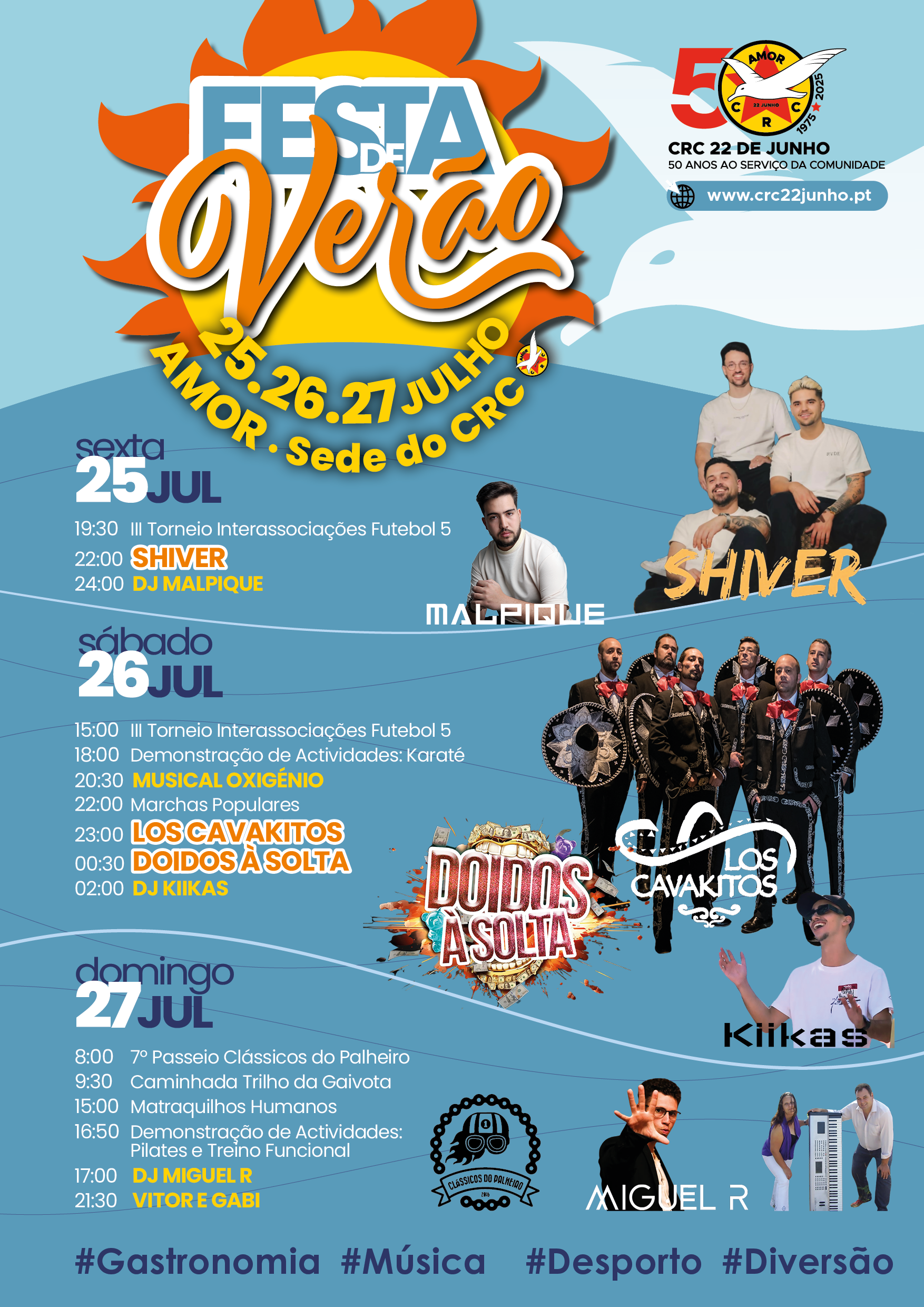 Cartaz Festa de Verão 2025 - Amor