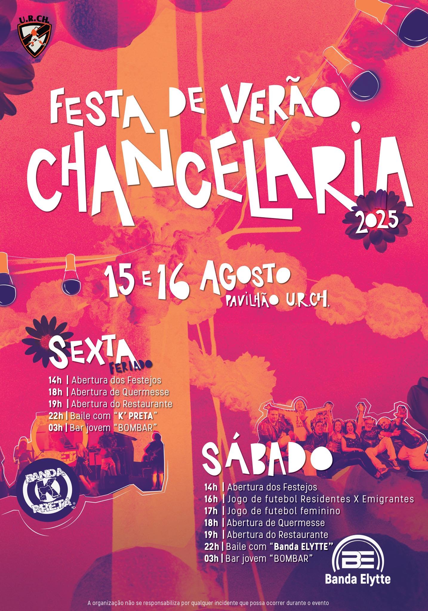 Cartaz Festa de Verão 2025 - Chancelaria 