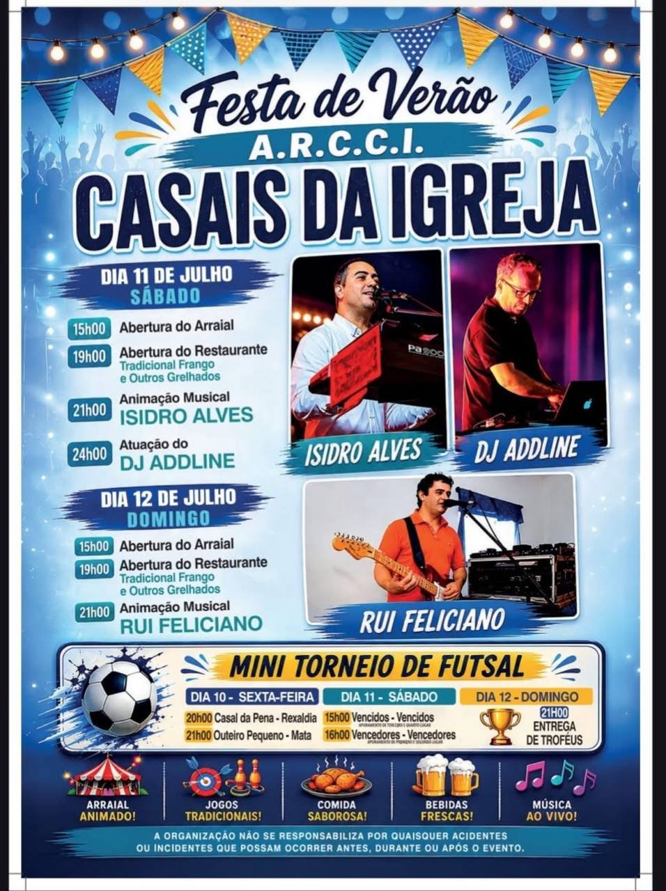 Cartaz Festa de Verão 2026 - Casais da Igreja