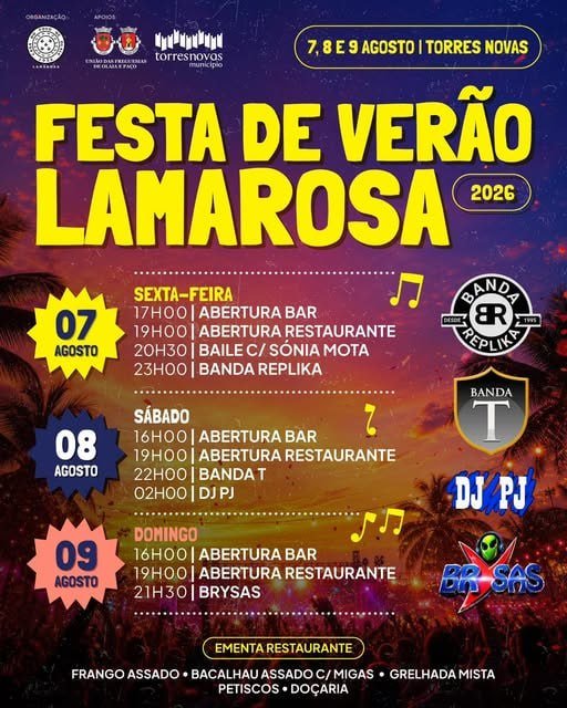 Cartaz Festa de Verão 2026 - Lamarosa