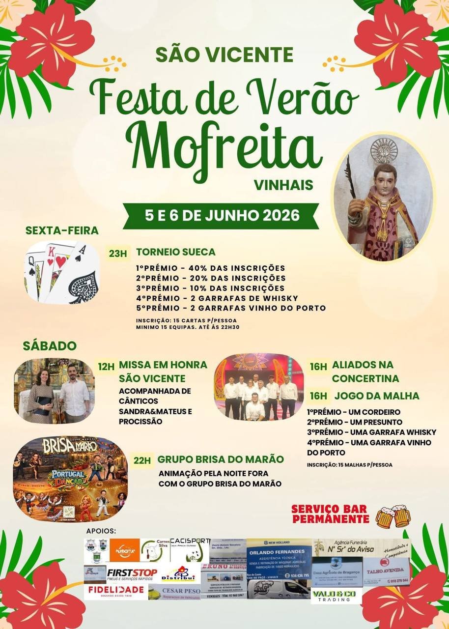 Cartaz Festa de Verão 2026 - Mofreita