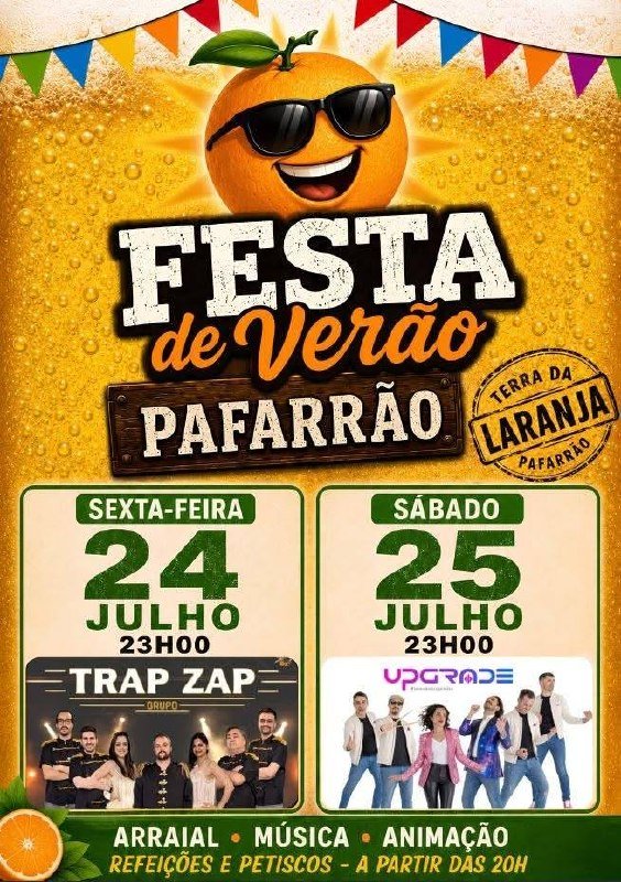 Cartaz Festa de Verão 2026 - Pataias e Martingança