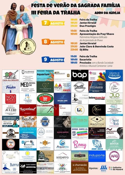 Cartaz Festa de Verão da Sagrada Família 2026 - Gafanha da Nazaré