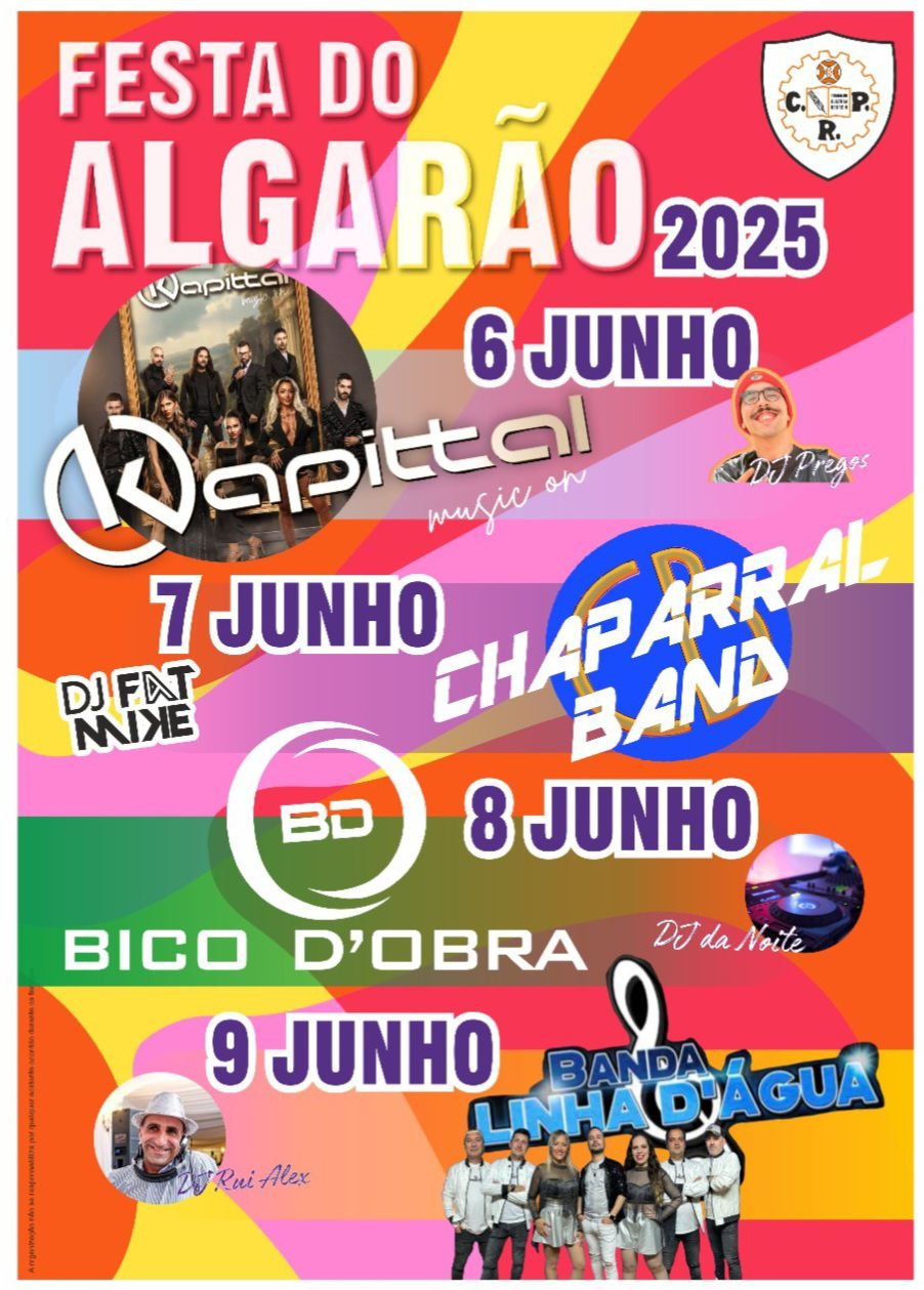 Cartaz Festa do Algarão 2025 - Alcobaça