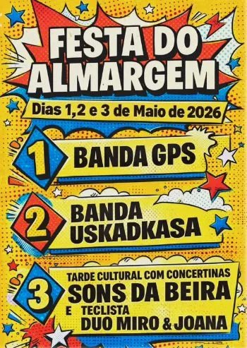 Cartaz Festa do Almargem 2026 - Almargem