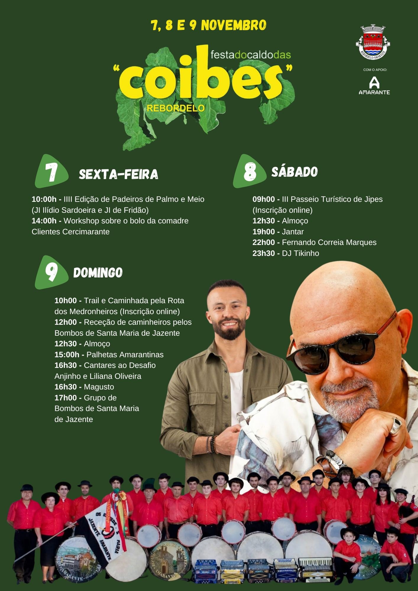 Cartaz Festa do Caldo das Coibes 2025 - Rebordelo