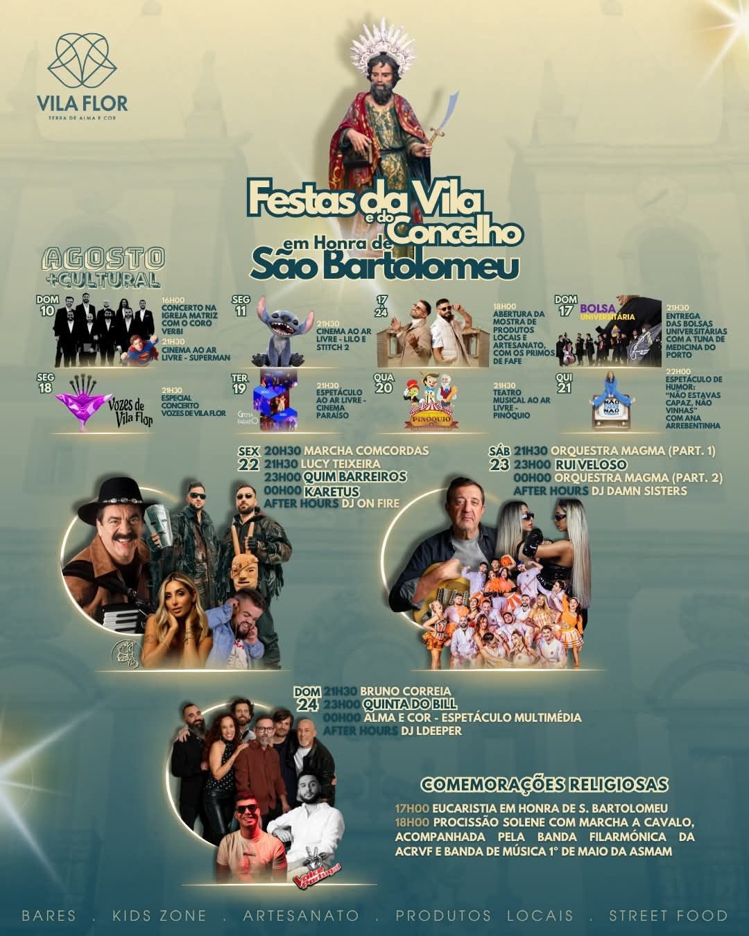 Cartaz Festa do Concelho 2025 - Vila Flor