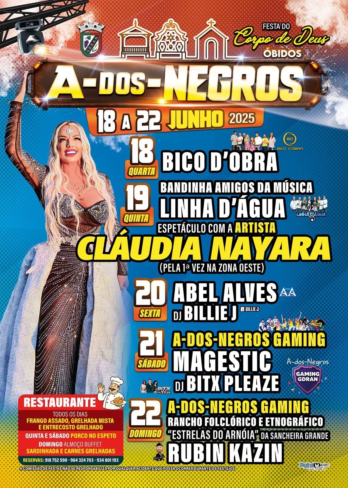 Cartaz Festa do Corpo de Deus 2025 - Óbidos