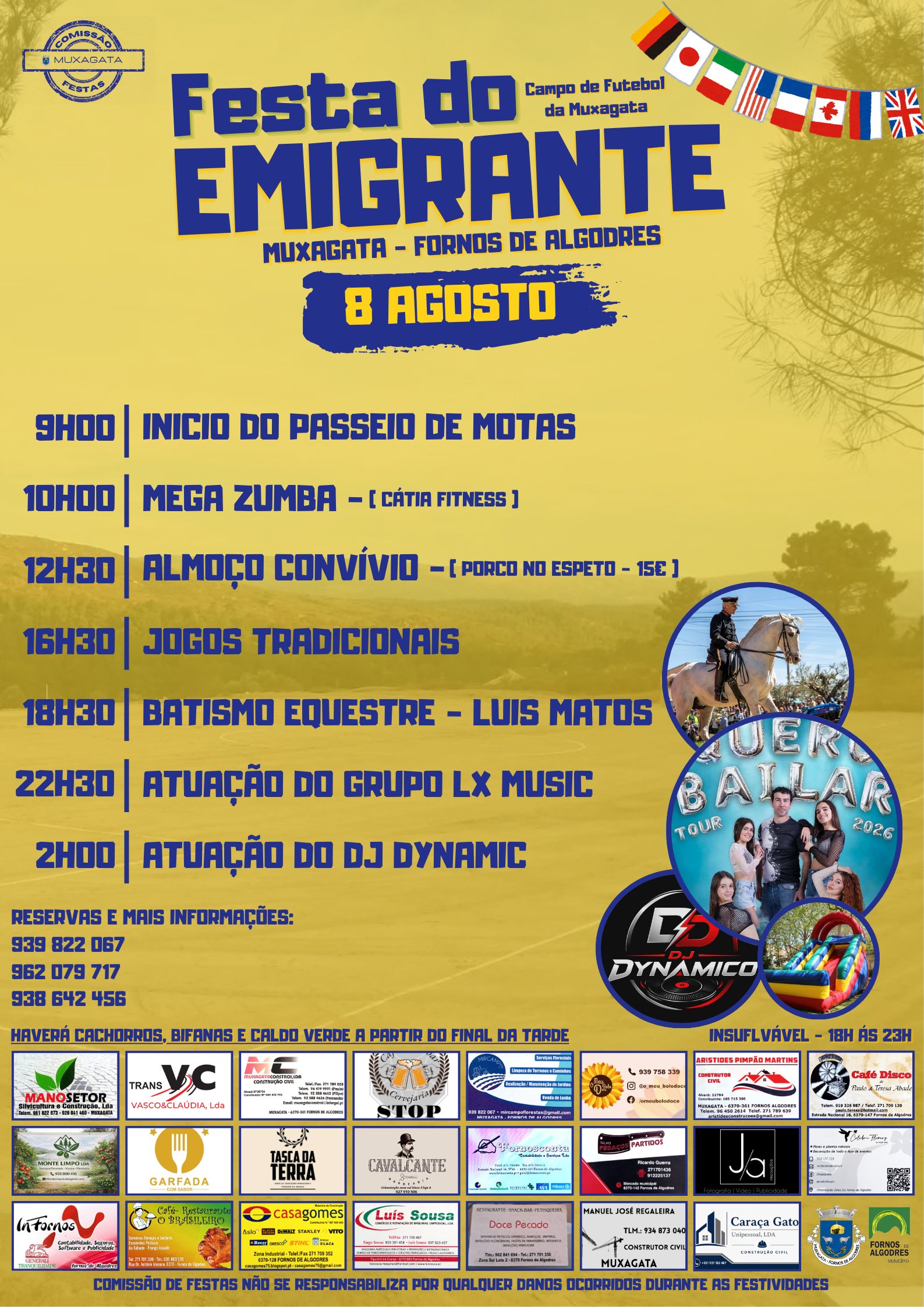 Cartaz Festa do Emigrante 20267 - Muxagata