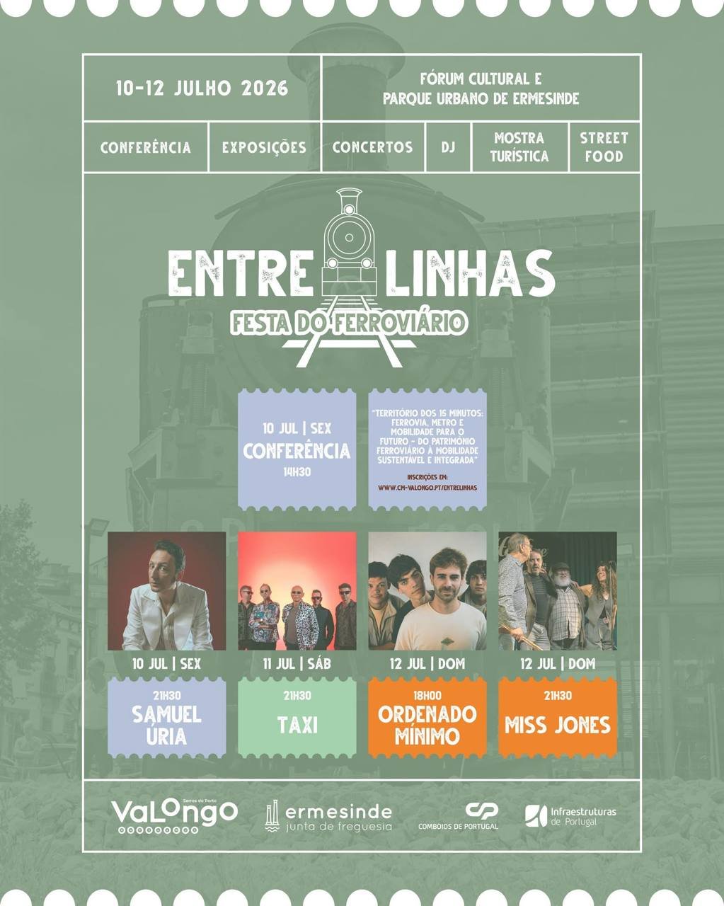 Cartaz Festa do Ferroviário 2026 - Ermesinde