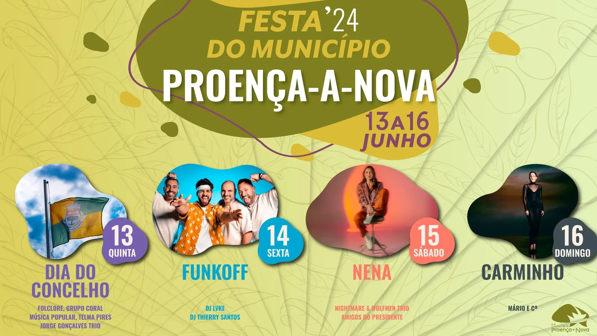 Cartaz Festa do Município 2024 - Proença-a-Nova