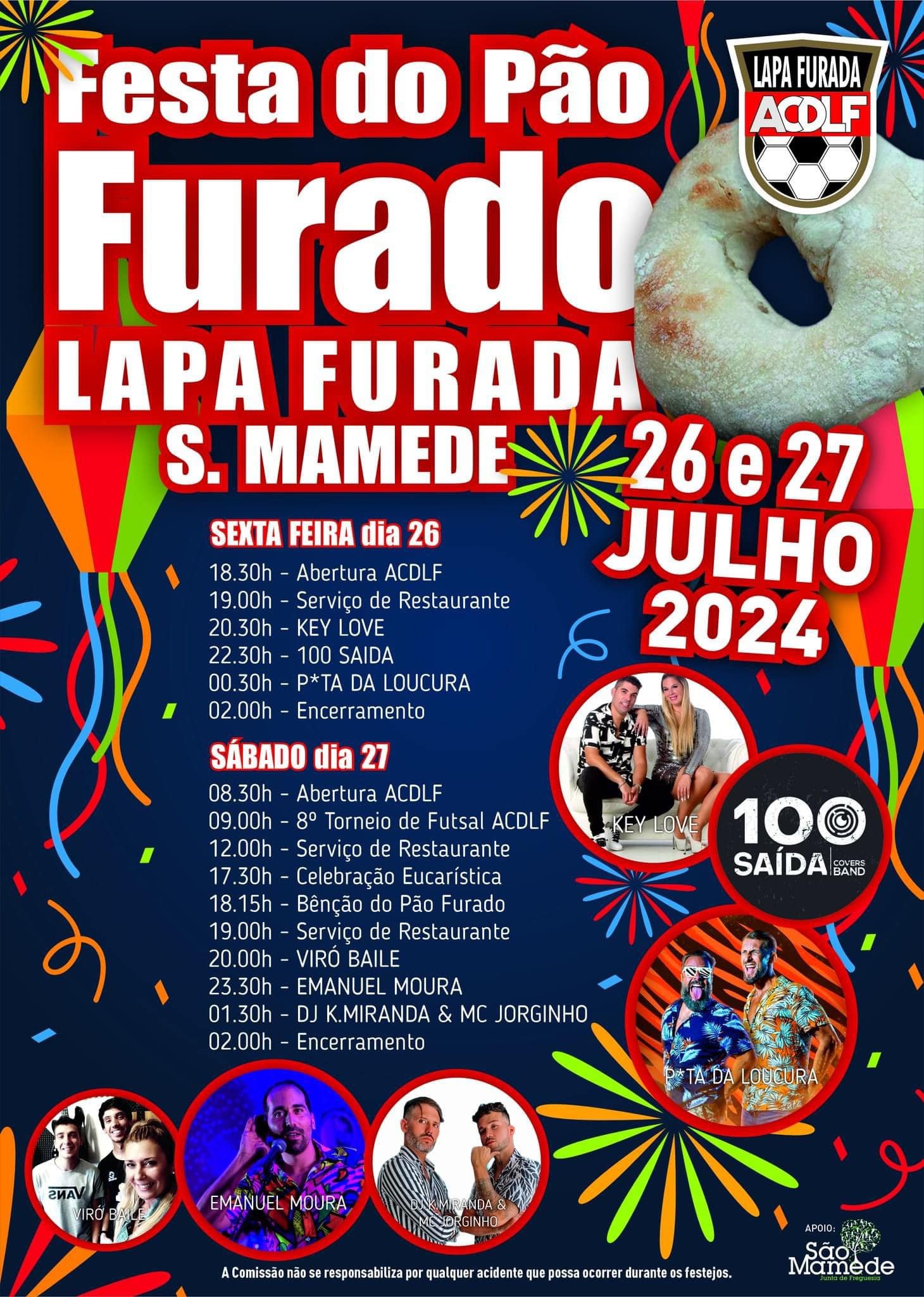 Cartaz Festa do Pão Furado 2024 - São Mamede