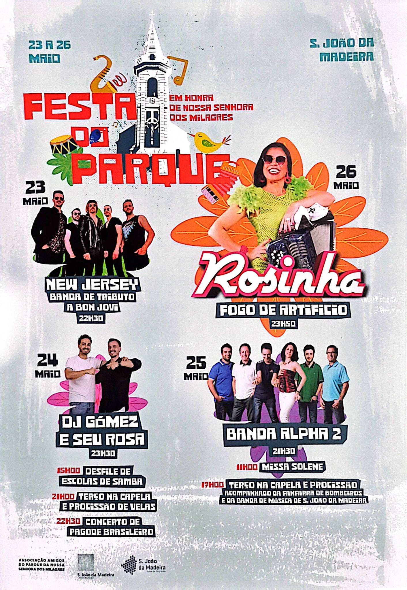 Cartaz Festa do Parque 2025 - São João da Madeira