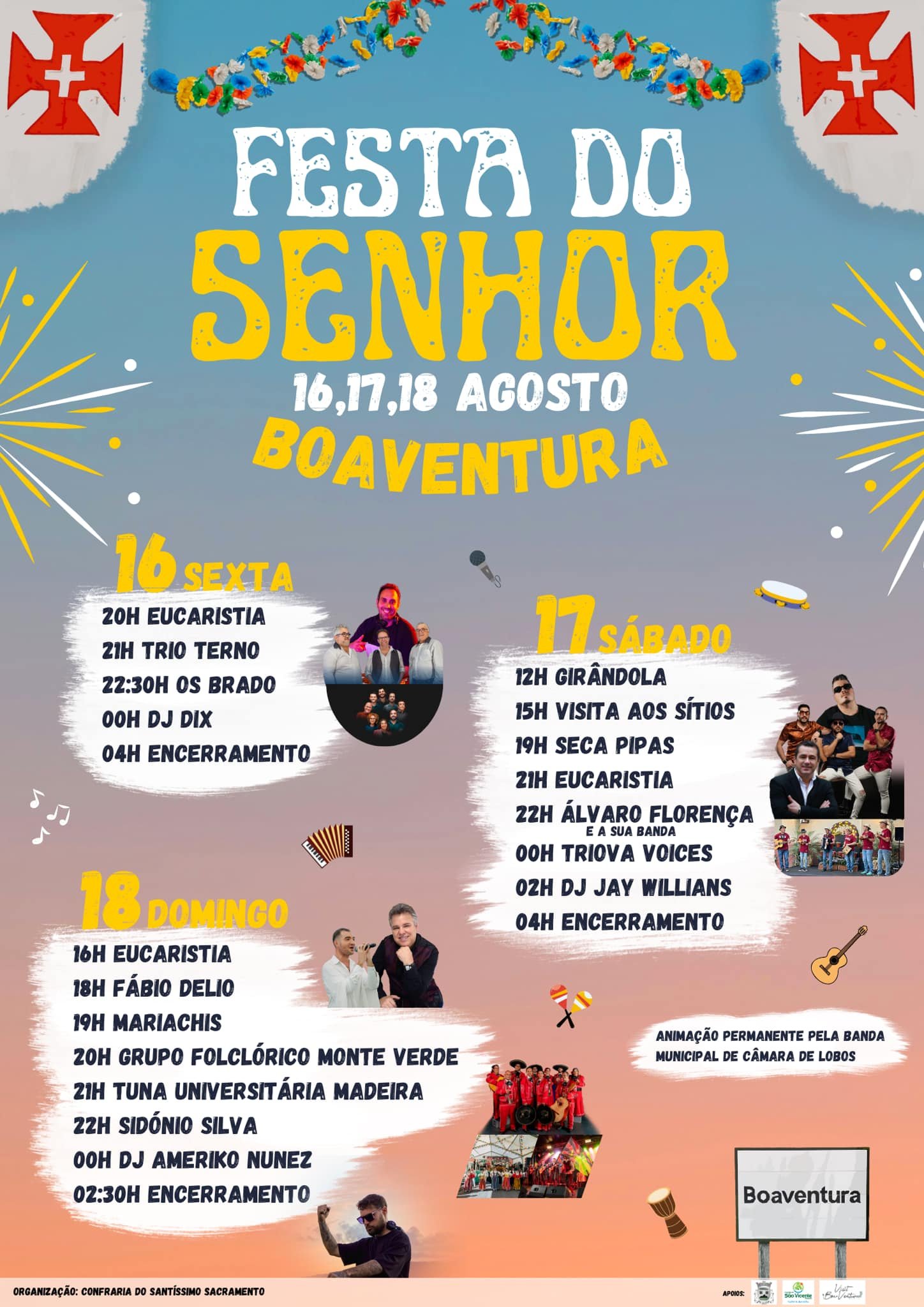 Cartaz Festa do Senhor 2024 - Boa Ventura