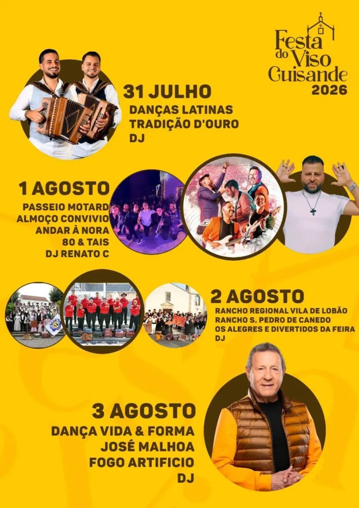 Cartaz Festa do Viso 2026 - Guisande