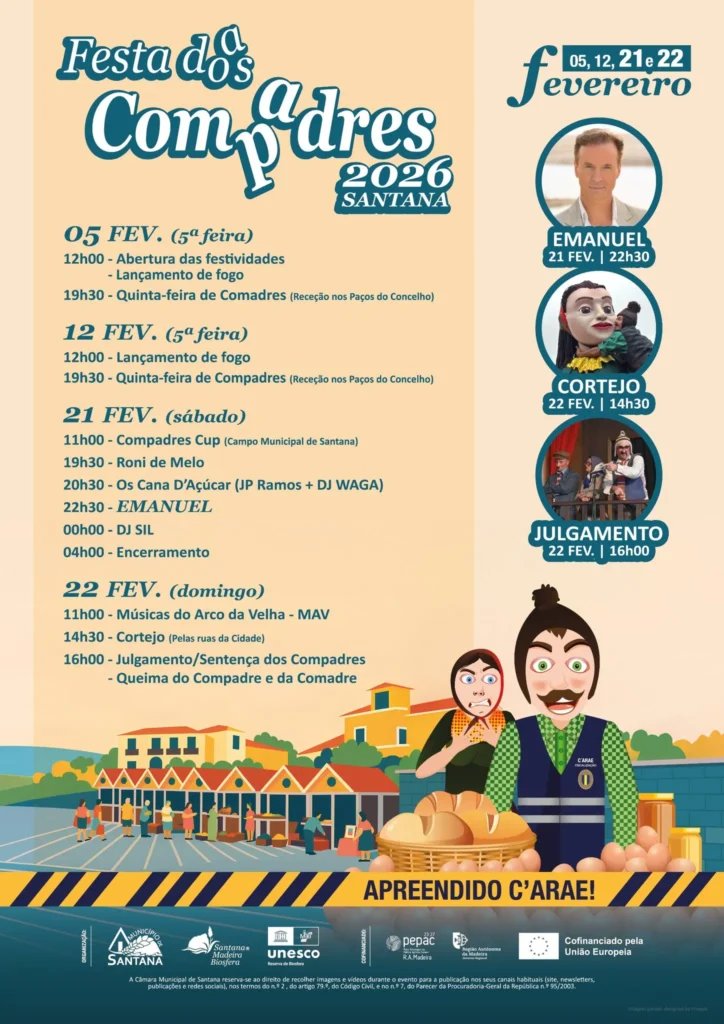 Cartaz Festa dos Compadres 2026 - Santana
