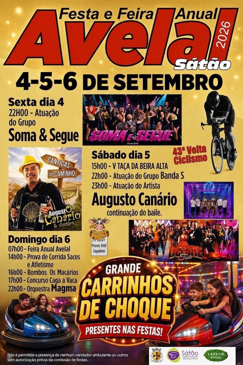 Cartaz Festa e Feira Anual 2026 - Avelal
