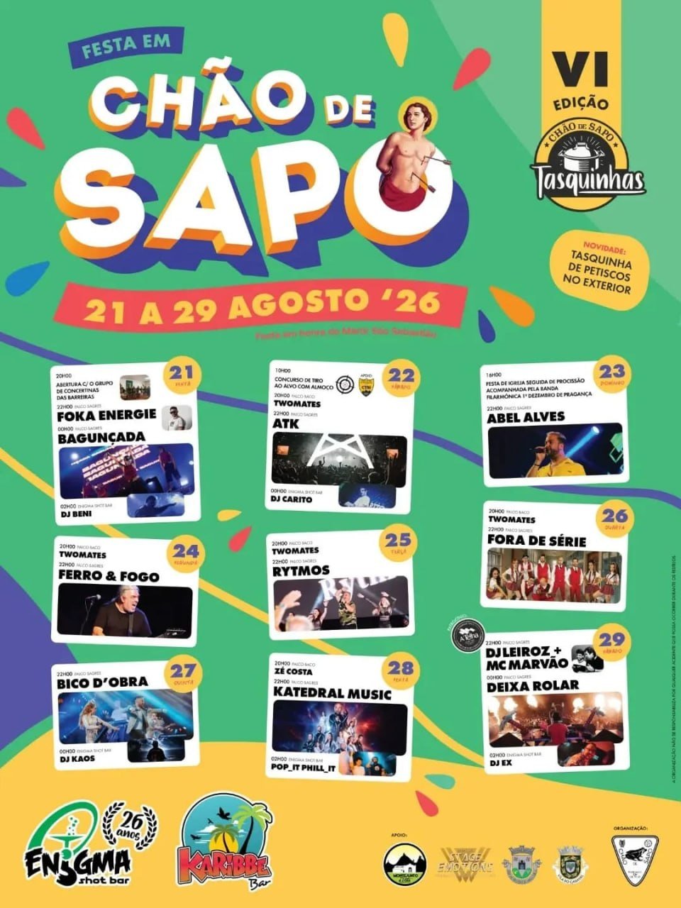 Cartaz Festa em Chão de Sapo 2026 - Chão de Sapo