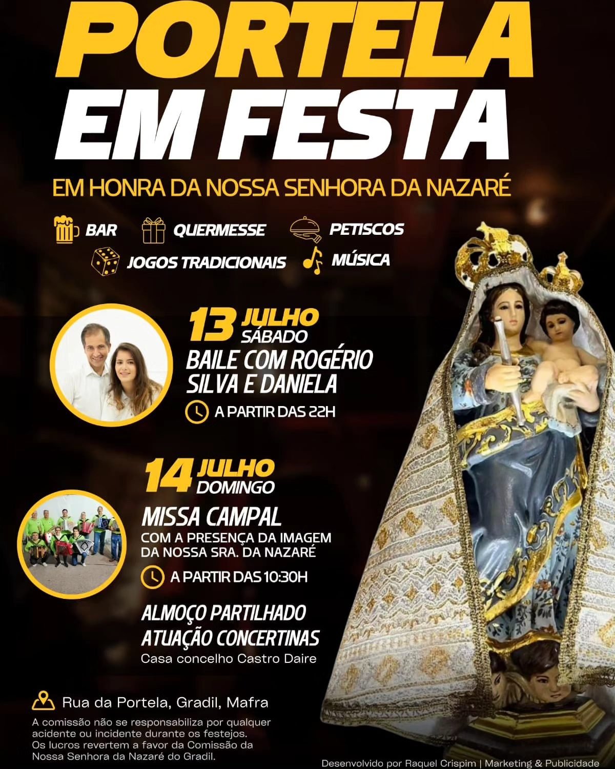 Festa em honra da Nossa Senhora da Nazaré 2024 - Portela