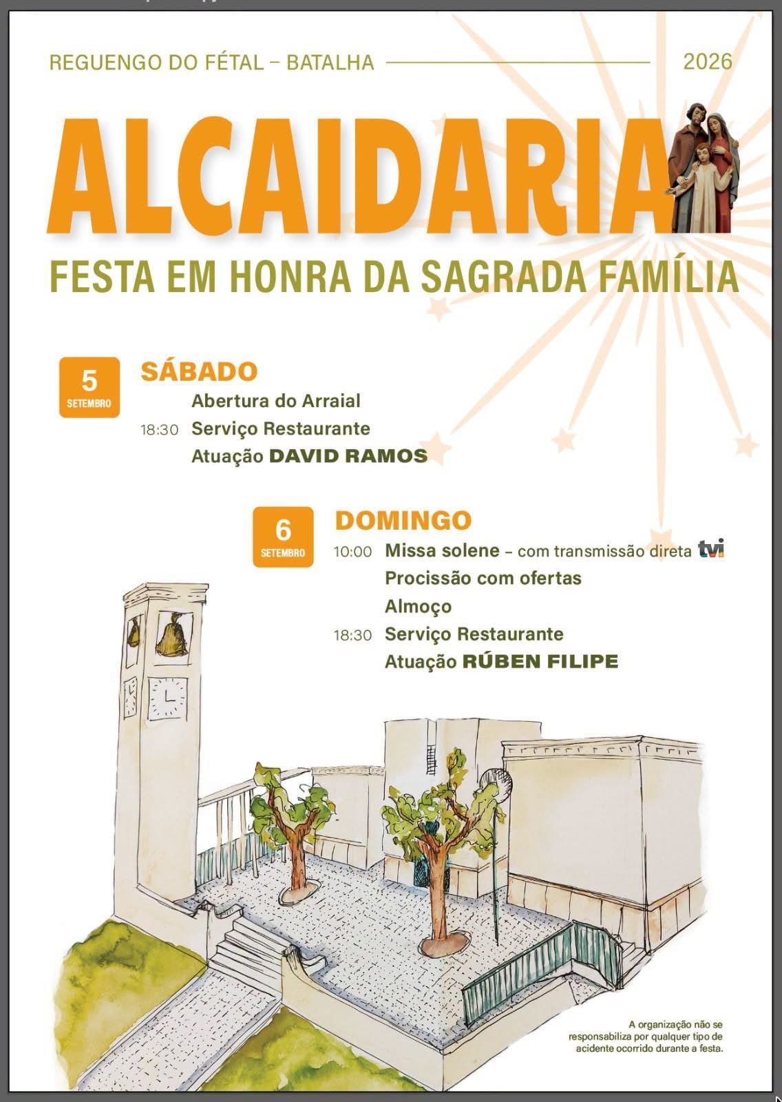 Cartaz Festa em honra da Sagrada Família 2026 - Reguengo do Fétal