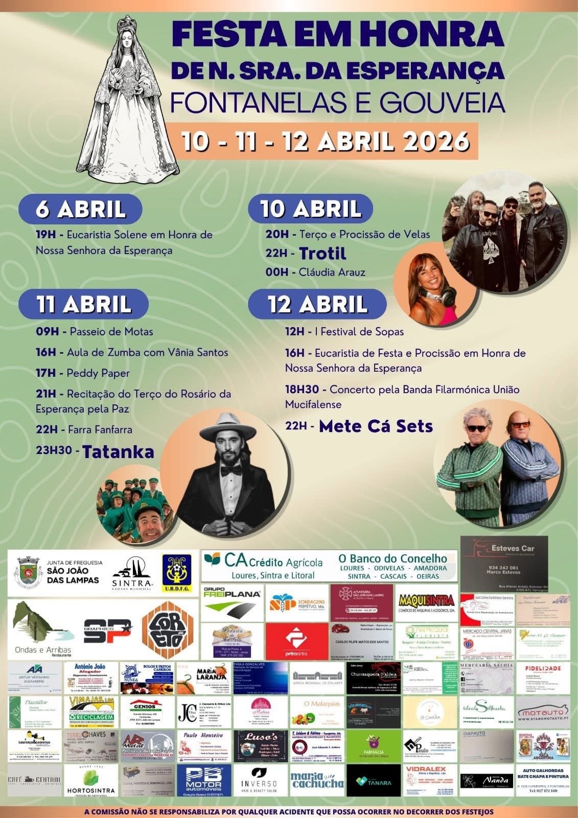 Cartaz Festa em honra de N. Sra. da Esperança 2026 - Fontanelas e Gouveia