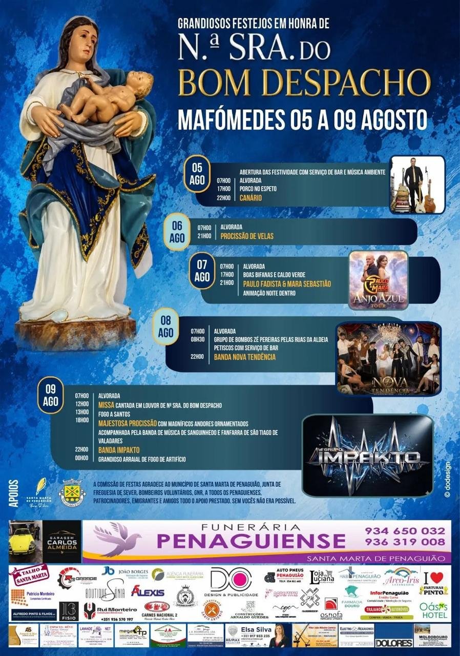 Cartaz Festa em honra de N.ª Sra. do Bom Despacho 2026 - Mafómedes