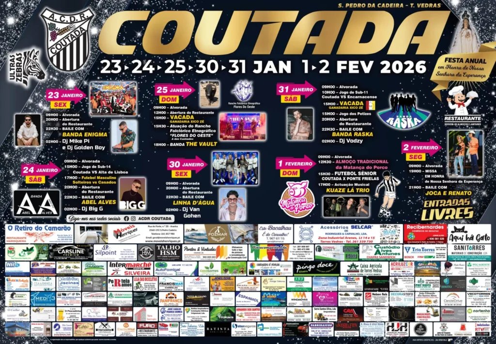 Cartaz Festa em honra de Nossa Senhora da Esperança 2026 - Coutada