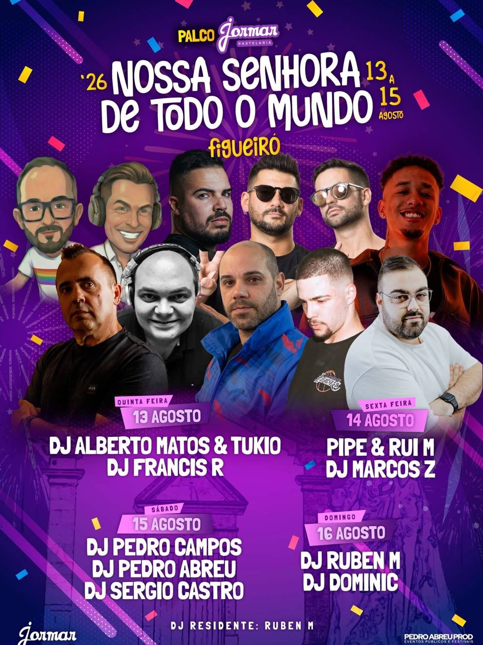 Cartaz Festa em honra de Nossa Senhora de Todo o Mundo 2026 - Figueiró