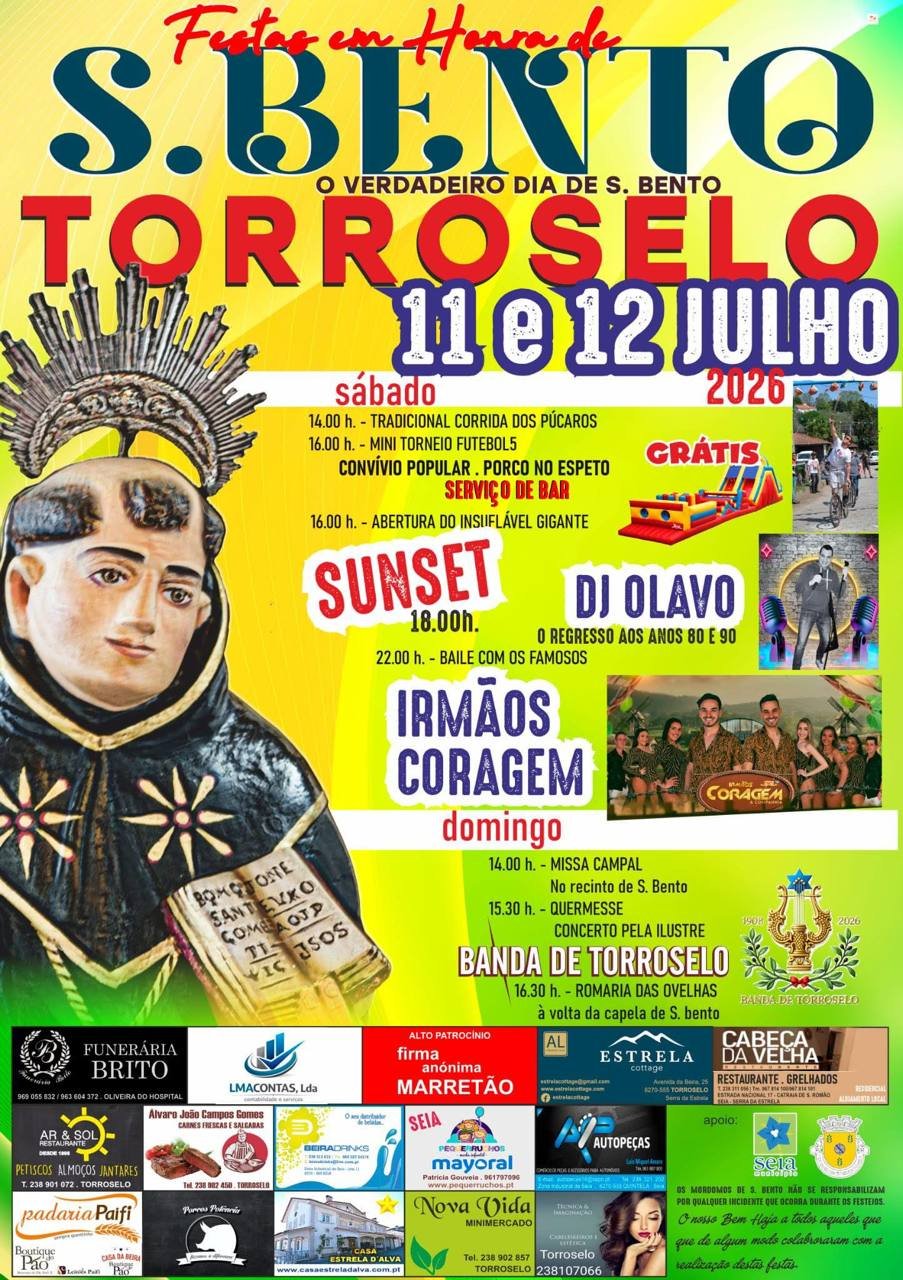 Cartaz Festa em honra de S. Bento 2026 - Torroselo