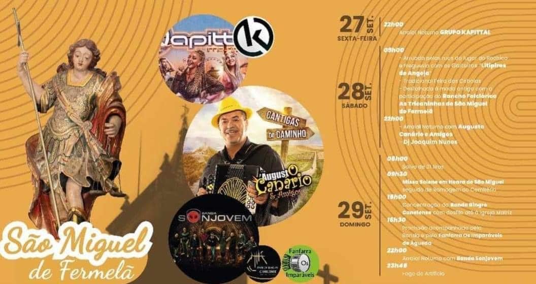 Cartaz Festa em Honra de São Miguel 2024 - Estarreja