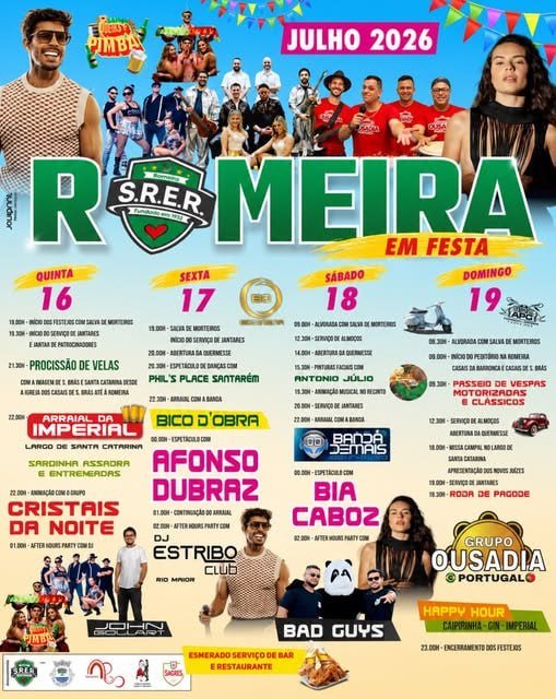 Cartaz Festa em honra de São Romão 2026 - Romeira