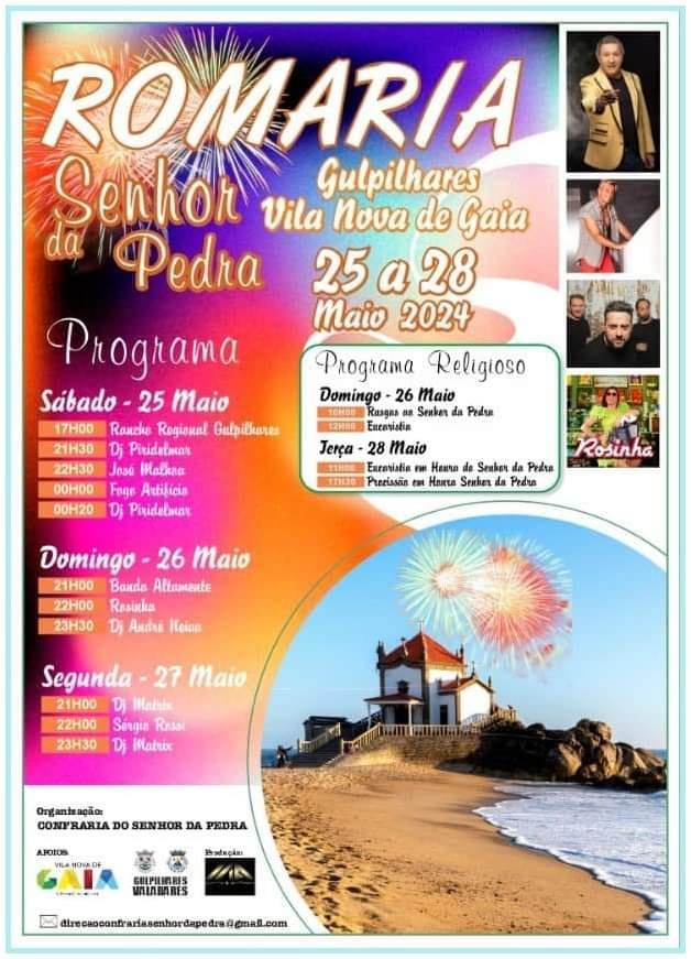 Cartaz Festa em Honra de Senhora da Pedra 2024 - Gulpilhares