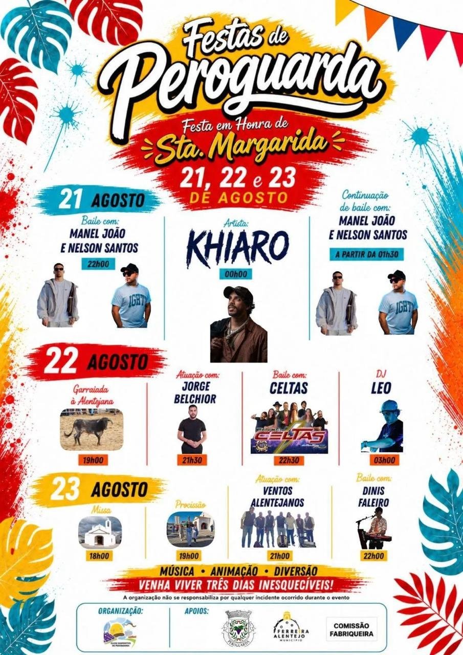 Cartaz Festa em honra de Sta. Margarida 2026 - Peroguarda