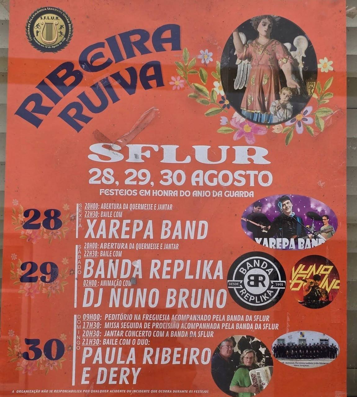 Cartaz Festa em honra do Anjo da Guarda 2026 - Ribeira Ruiva