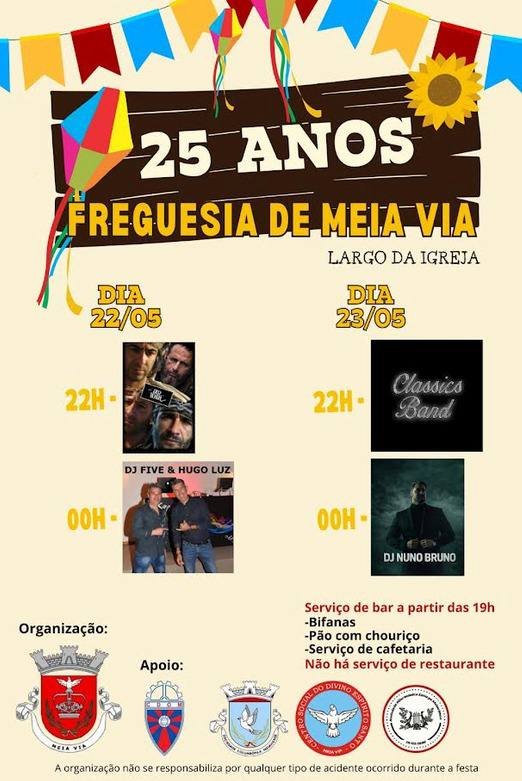 Cartaz Festa Popular 2026 - Meia Via