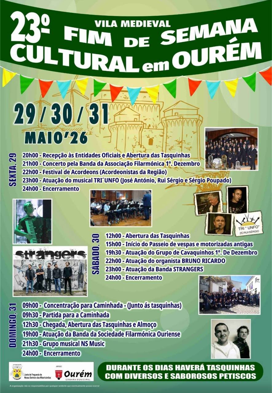 Cartaz Festa Popular 2026 - Ourém