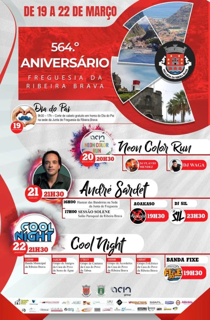 Cartaz Festa Popular 2026 - Ribeira Brava