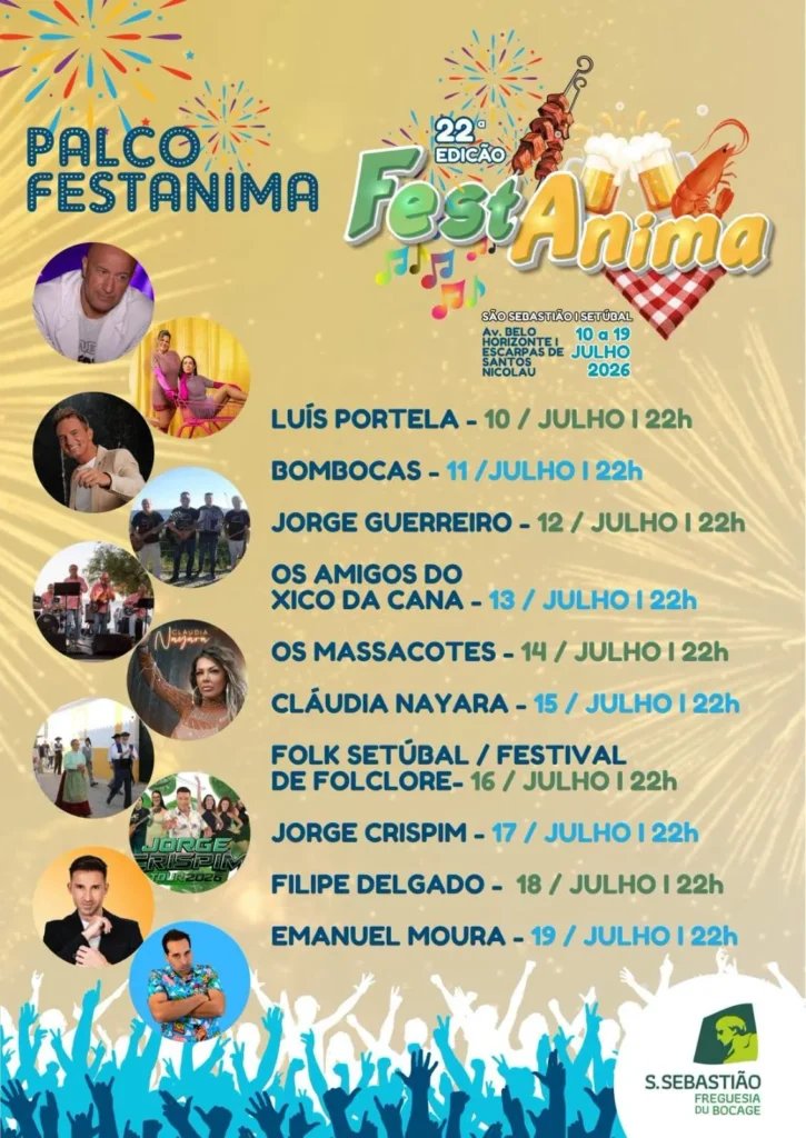 Cartaz FestAnima 2026 - São Sebastião