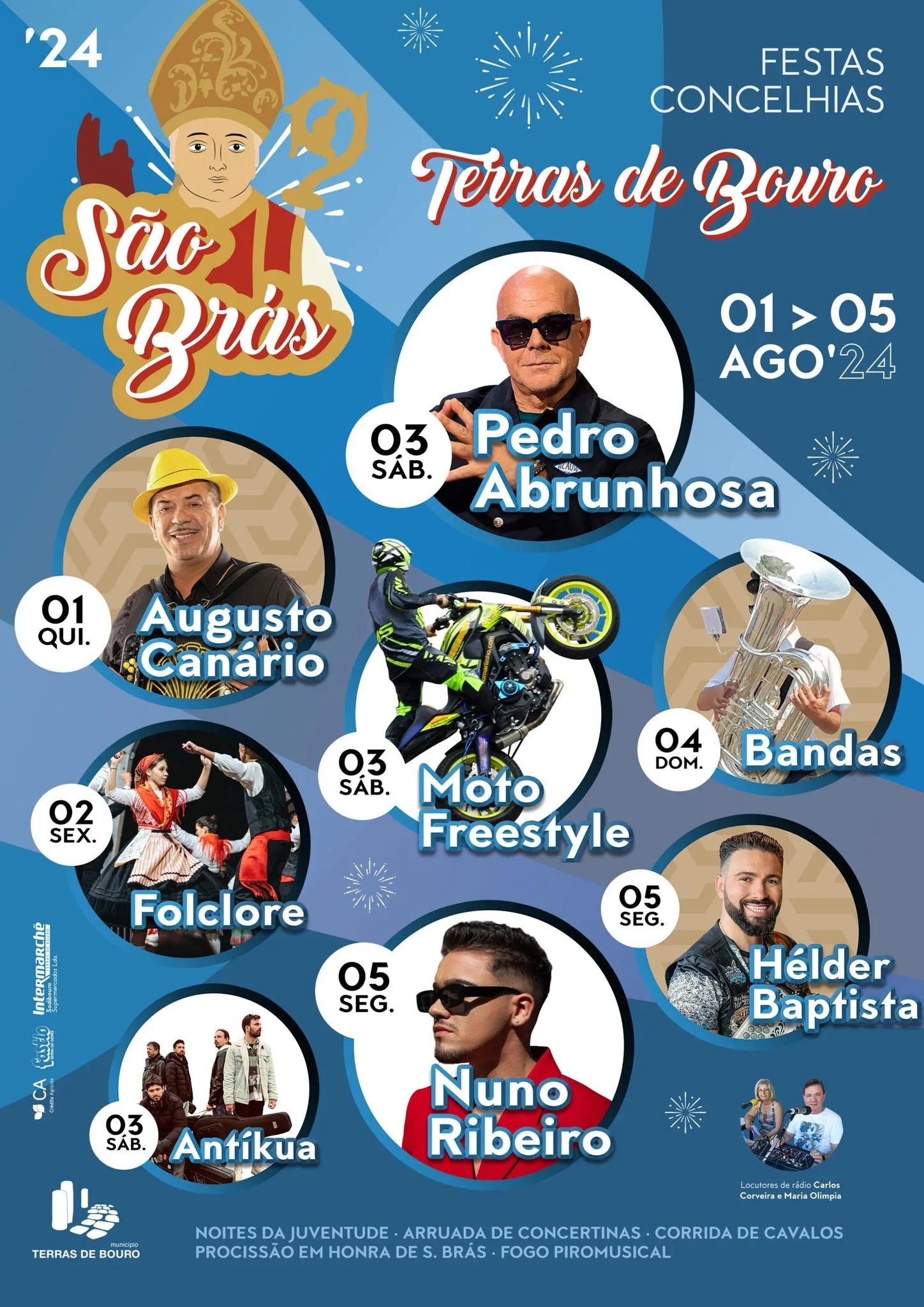 Cartaz Festas Concelhias 2024 - Terras de Bouro
