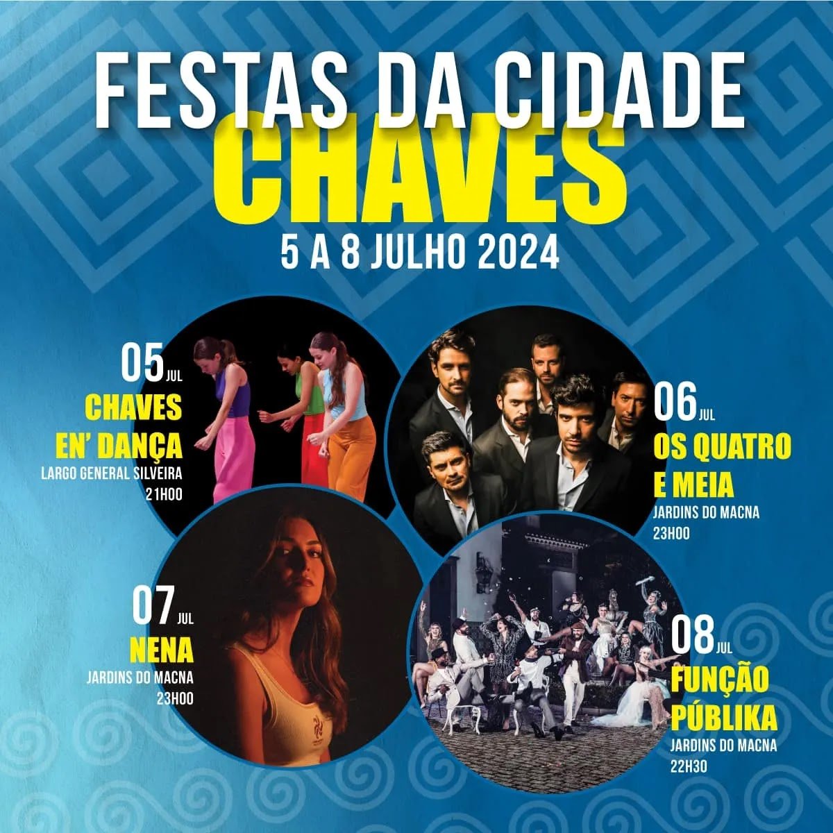 Cartaz Festas da Cidade 2024 - Chaves
