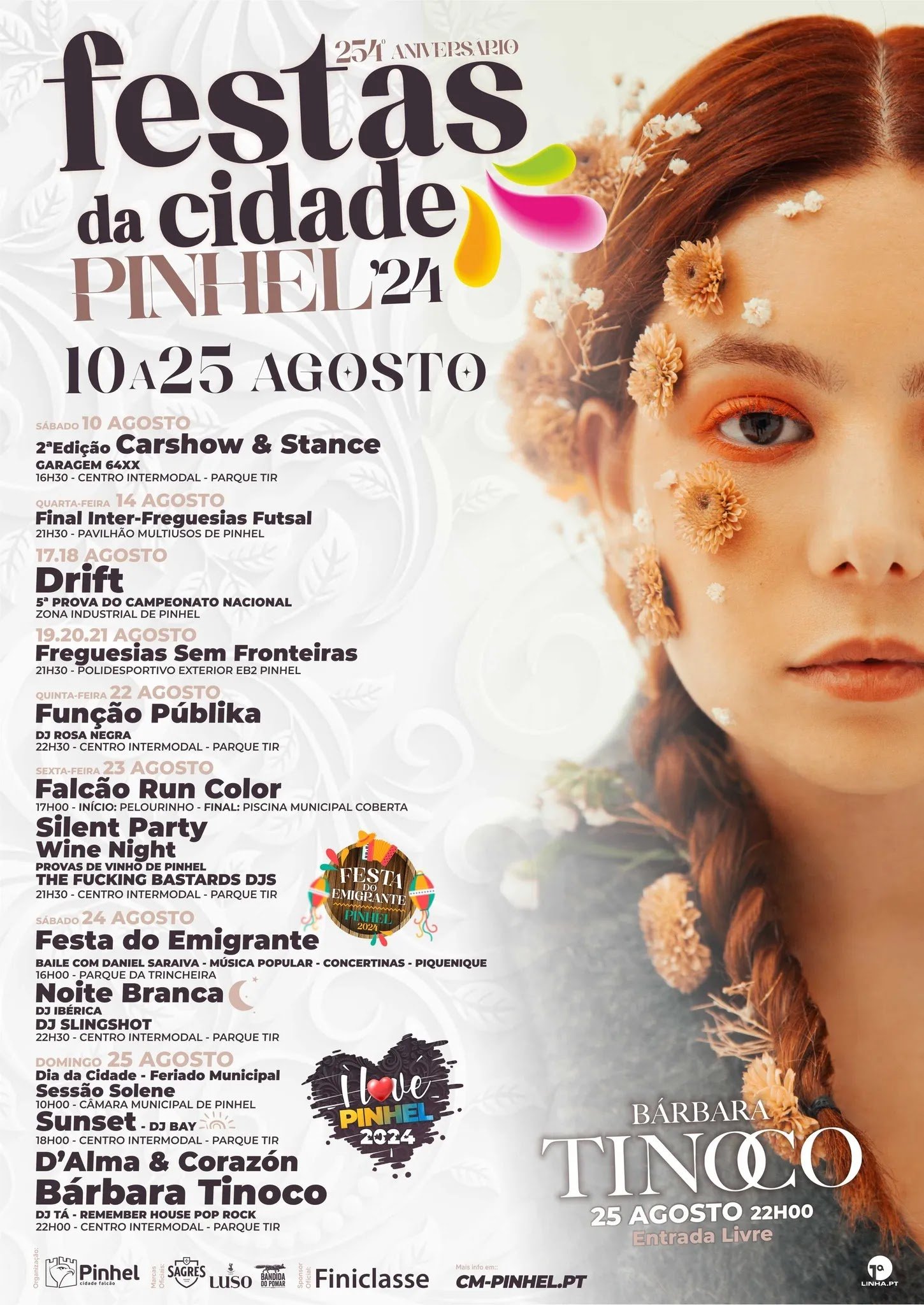 Cartaz Festas da Cidade 2024 - Pinhel