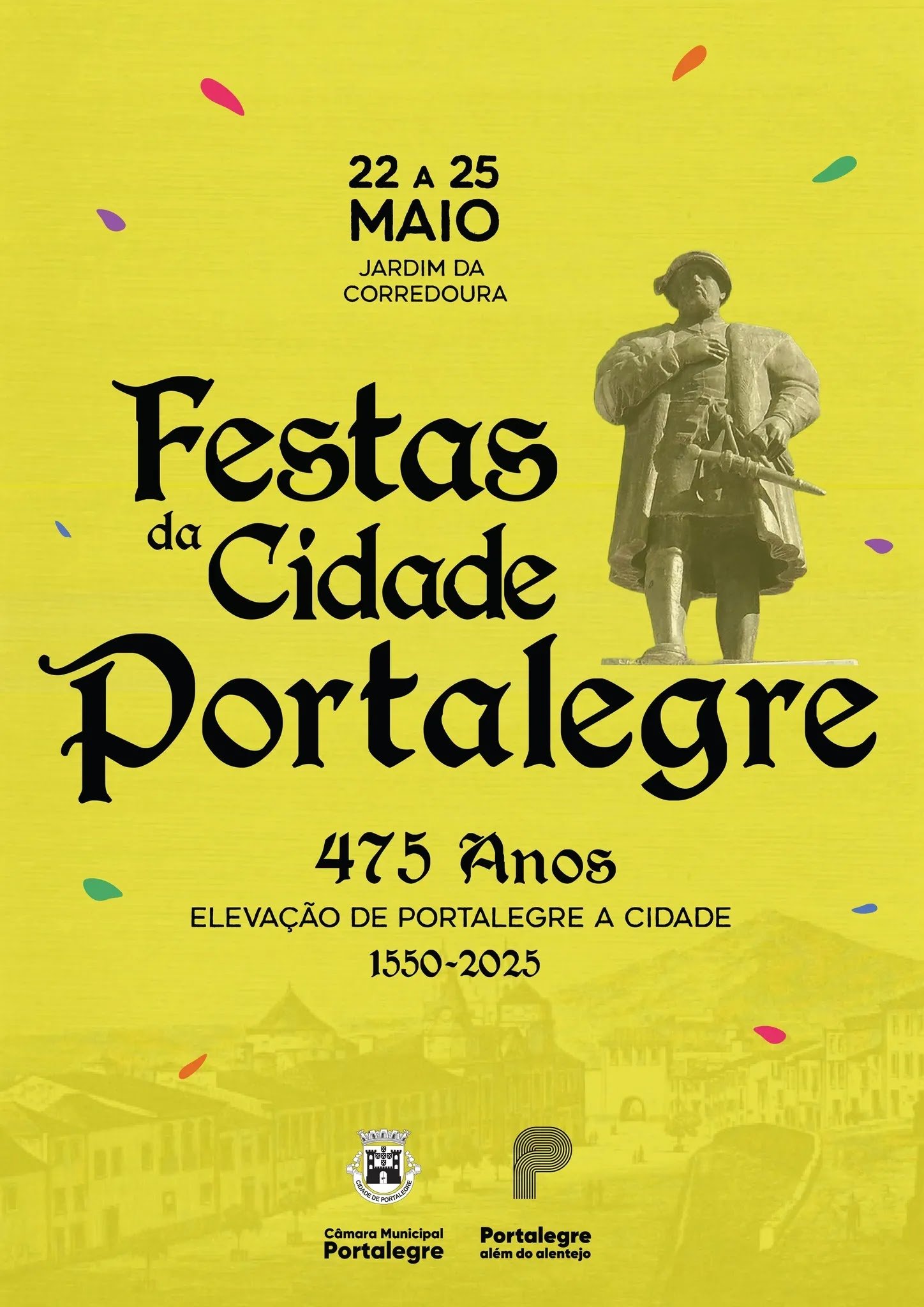 Cartaz Festas da Cidade 2025 - Portalegre