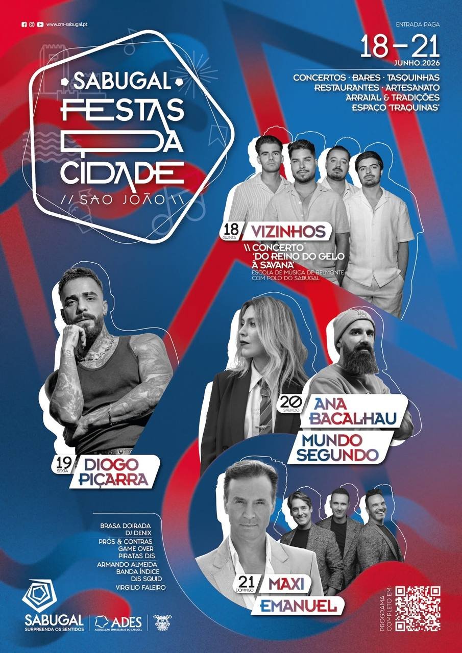 Cartaz Festas da Cidade 2026 - Sabugal