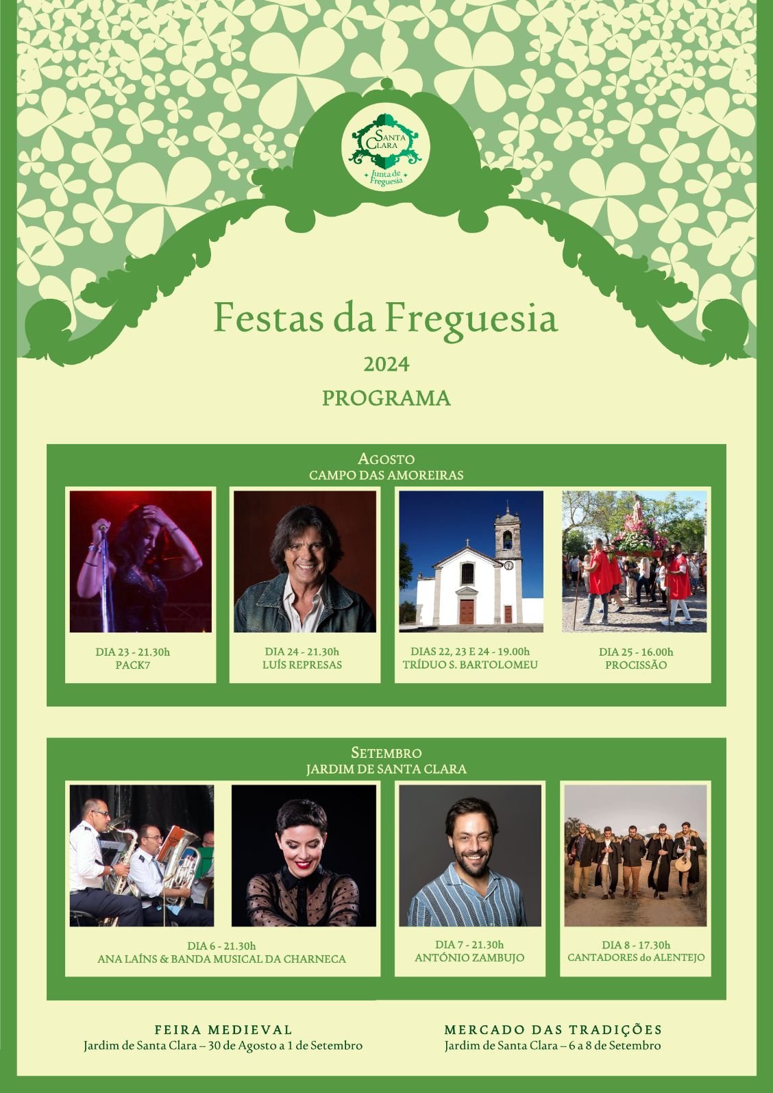 Cartaz Festas da Freguesia 2024 - Ameixoeira