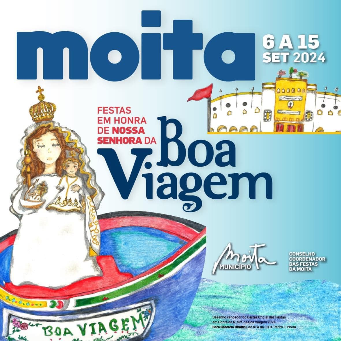 Cartaz Festas da Moita 2024 - Setúbal