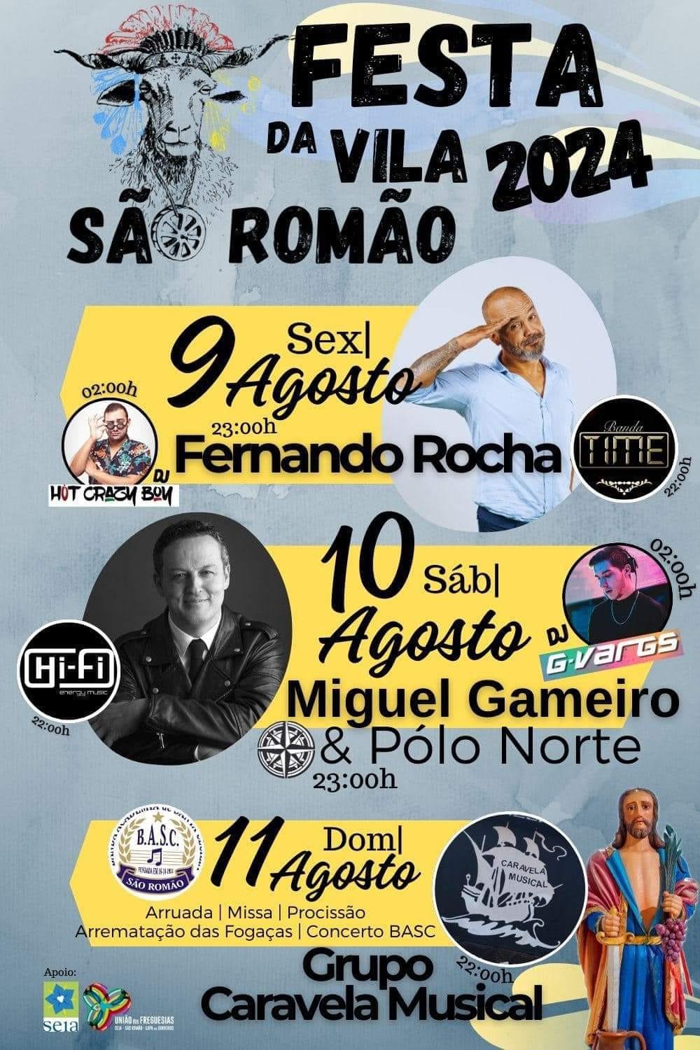 Cartaz Festas da Vila de São Morão 2024 - Serra da Estrela