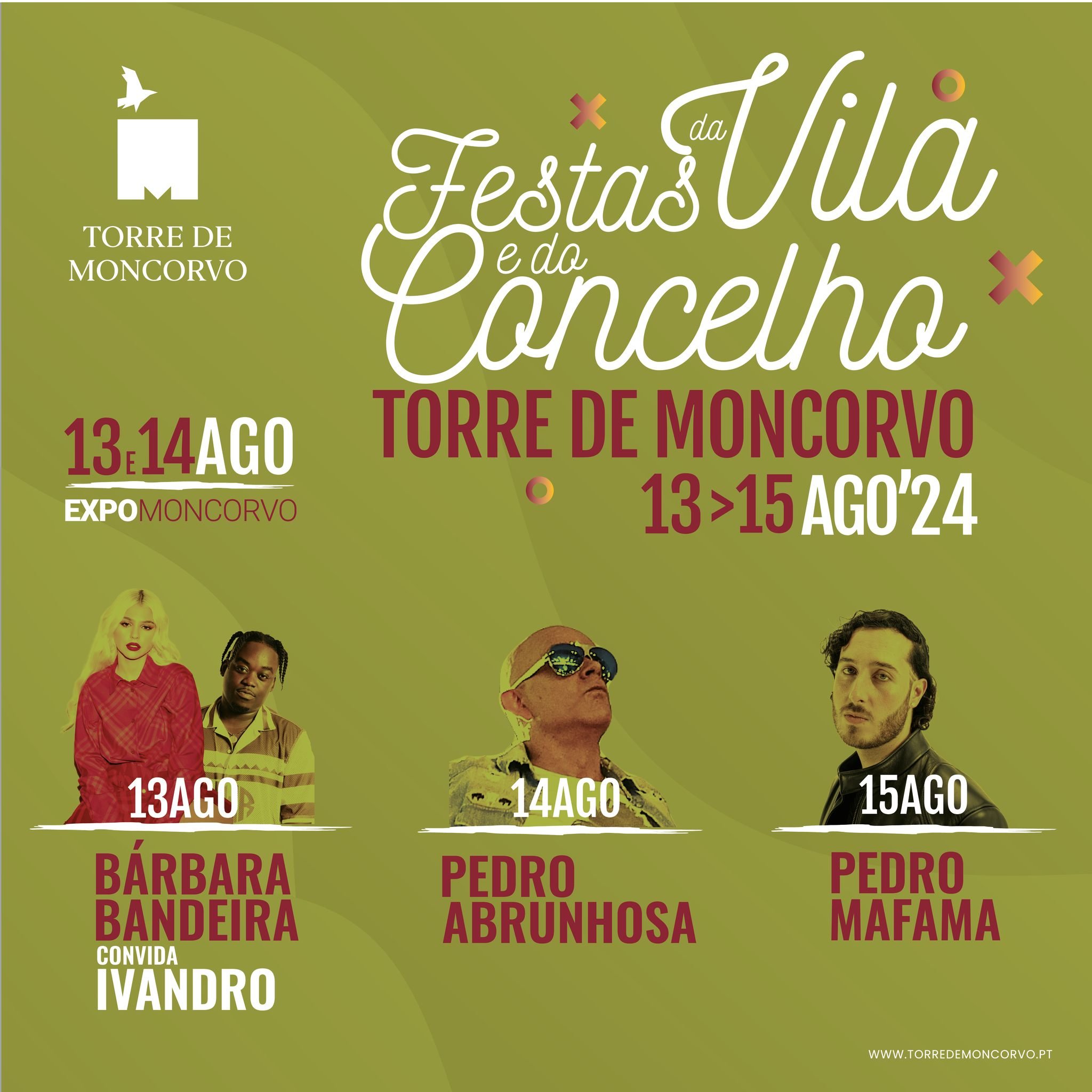 Cartaz Festas da Vila e do Concelho 2024 - Torre de Moncorvo