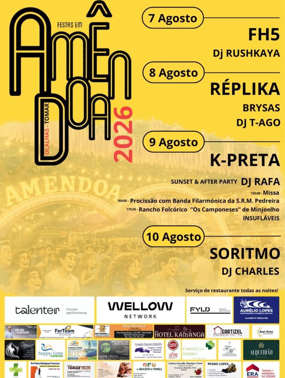 Cartaz Festas de Amêndoa 2026 - Olalhas